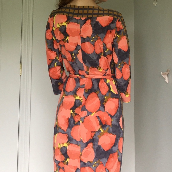 Colorful Abstract Ali Ro Dress - Picture 3 of 4